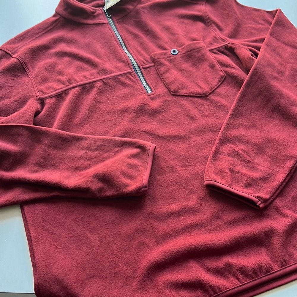 NWT Old Ranch Recycled Poly Huron 1/4 Zip Fleece Shirt Sz. L